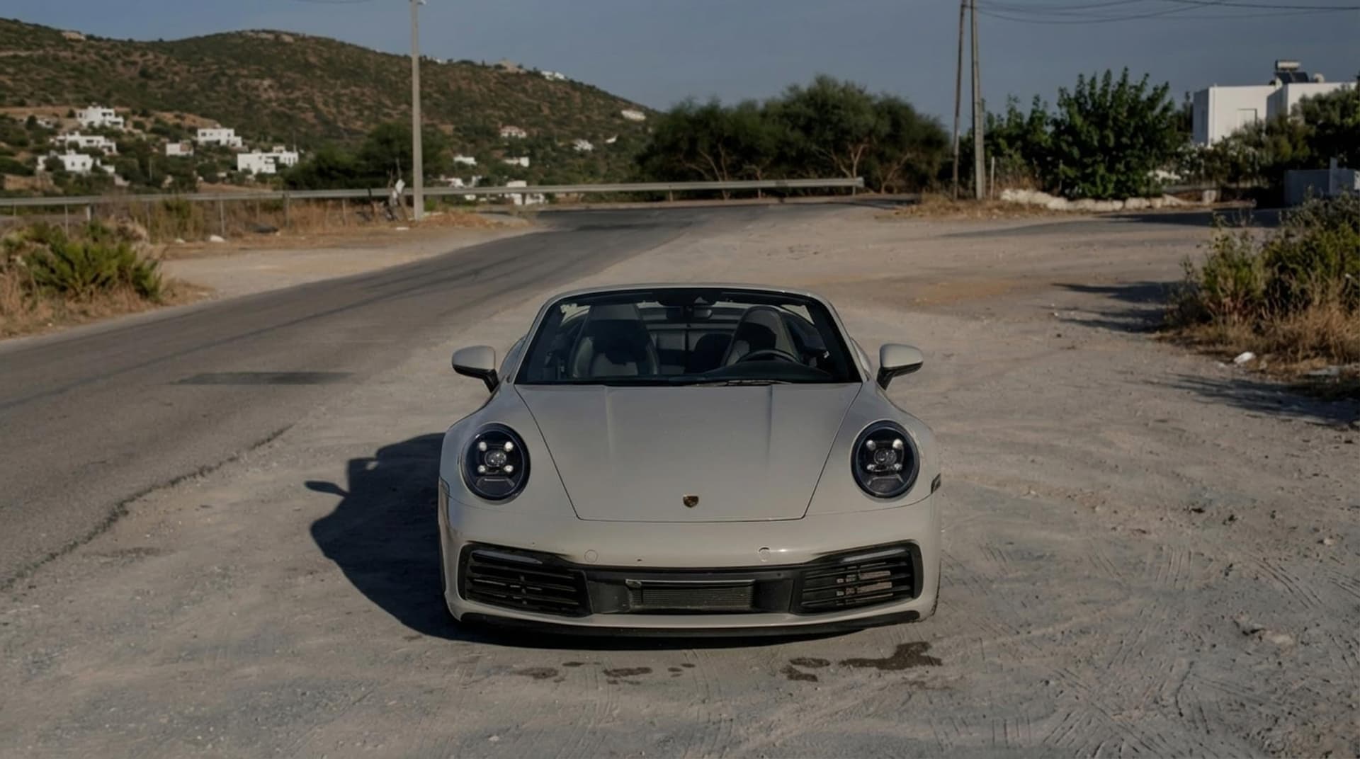 Porsche 911 Carrera front view - luxury car rental Algarve Lisbon Portugal